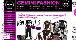 Desktop Screenshot of gemini-fashion.de